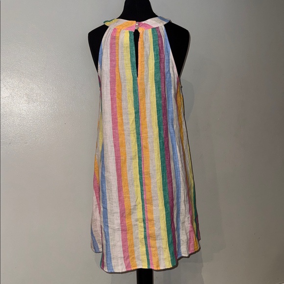 Linen C&C California Multicolor Striped Dress - Picture 6 of 6